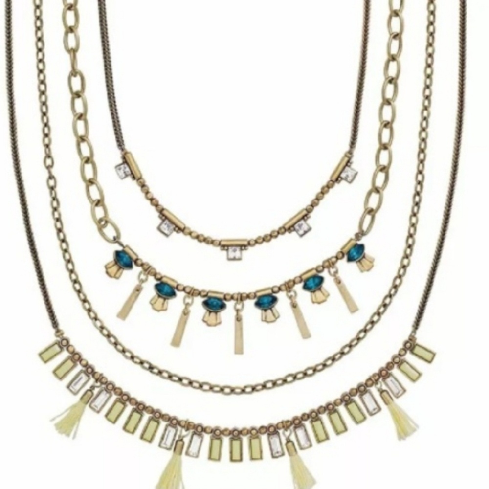 Silpada Neon Fringe Necklace